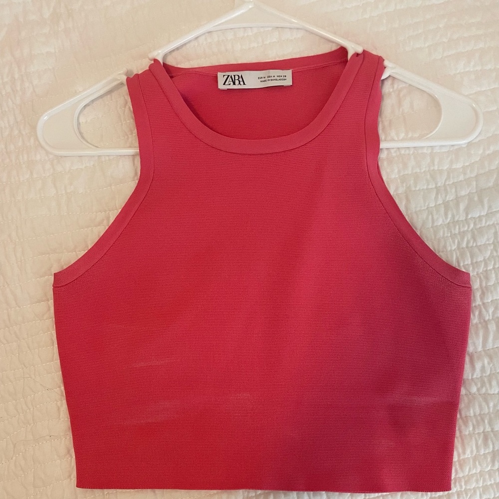 Zara Knit Cropped Tank